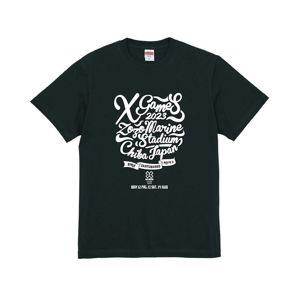 X GAMES 2023 Tシャツ（タイポグラフィ）黒 | X Games 2023 | X Games