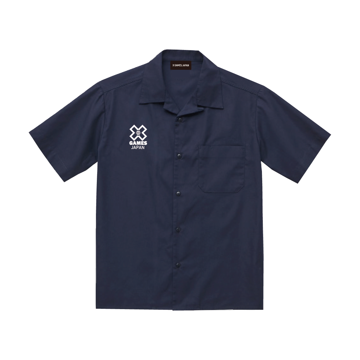 2025ジャパンオープンメインTシャツ X GAMES 2025 オープンカラーシャツ ネイビー | X Games 2025