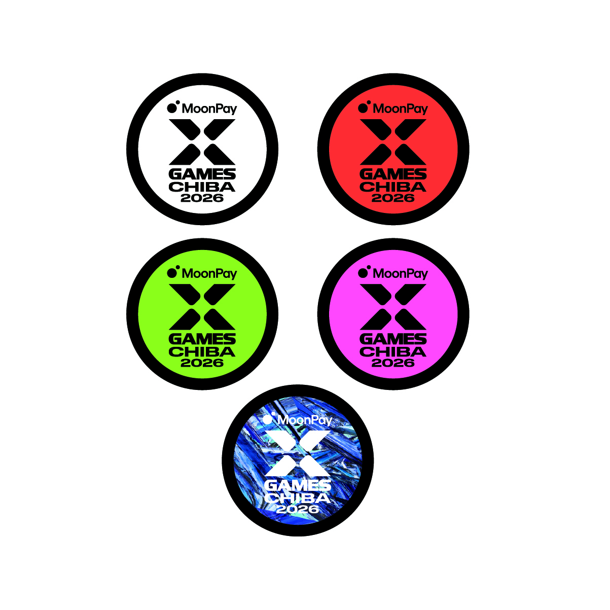 XGJ 2026 【ガチャ】缶バッジ(全5種) | X Games 2026 | X Games Japan Shop